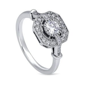 Silver Cubic Zirconia Ring