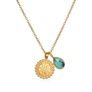 Aquamarine Birthstone Necklace