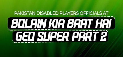 Pakistan Disabled Players at Geo Super