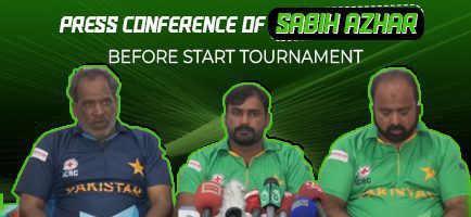 Press Conference of Sabih Azhar before start Tournament