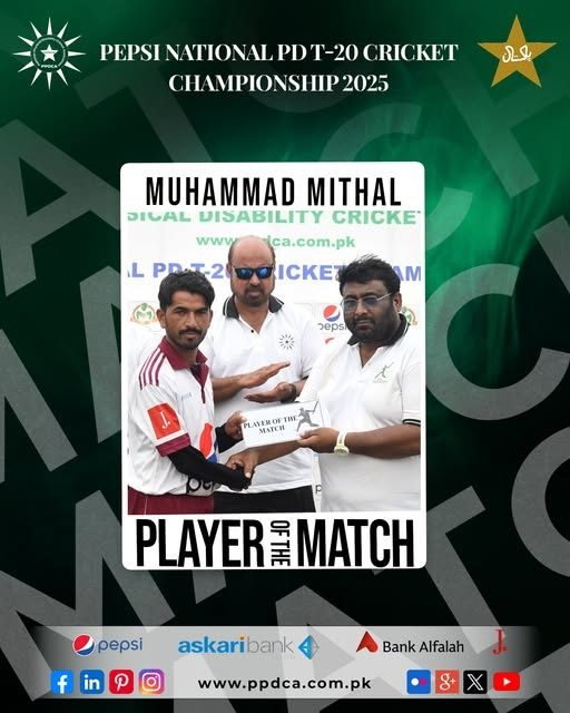 What a performance! Player of the Match – Muhammad Mithal