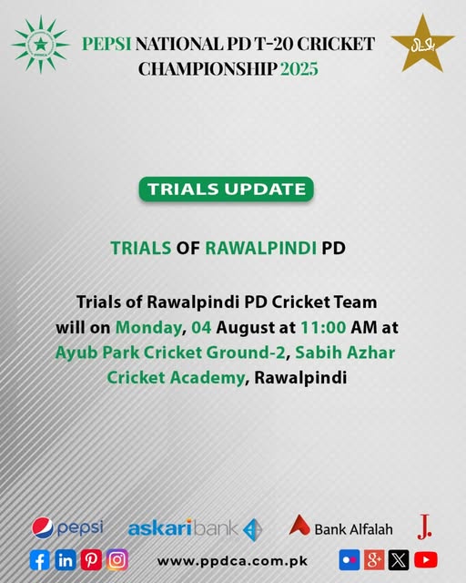 National PD-T20 Cricket Championship 2025