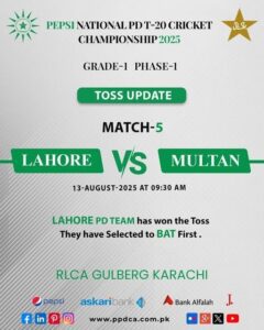 Pepsi National PD T-20 Championship Day 3