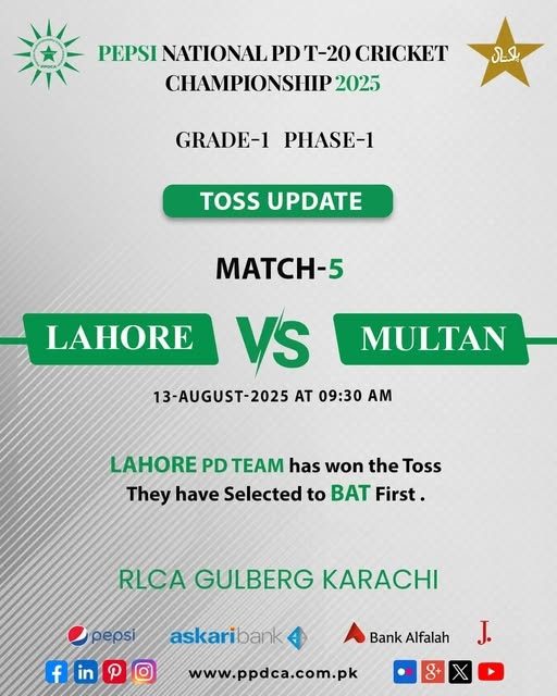 Pepsi National PD T-20 Championship Day 3
