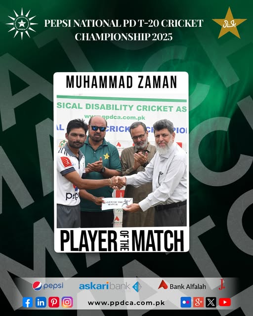 Player of the Match – Muhammad Zaman