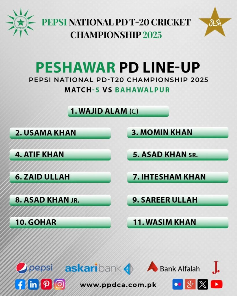 Pepsi National PD T-20 Cricket Championship 2025 - Physical Disable Cricket Associate