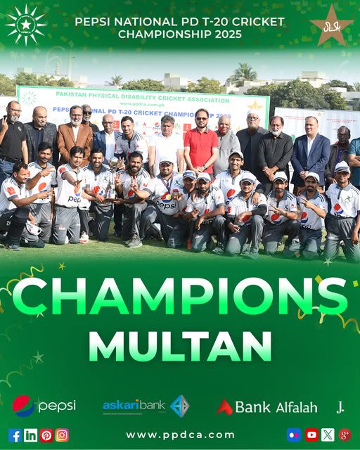 Pepsi National PD T-20 Cricket Championship 2025 - Physical Disable Cricket Associate