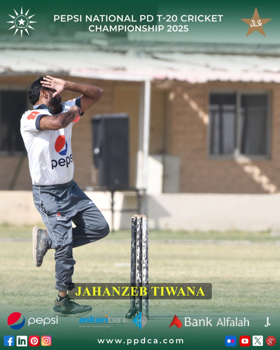 Jahanzeb Tiwana - Pepsi National PD T-20 Cricket Championship 2025 - Physical Disable Cricket Associate