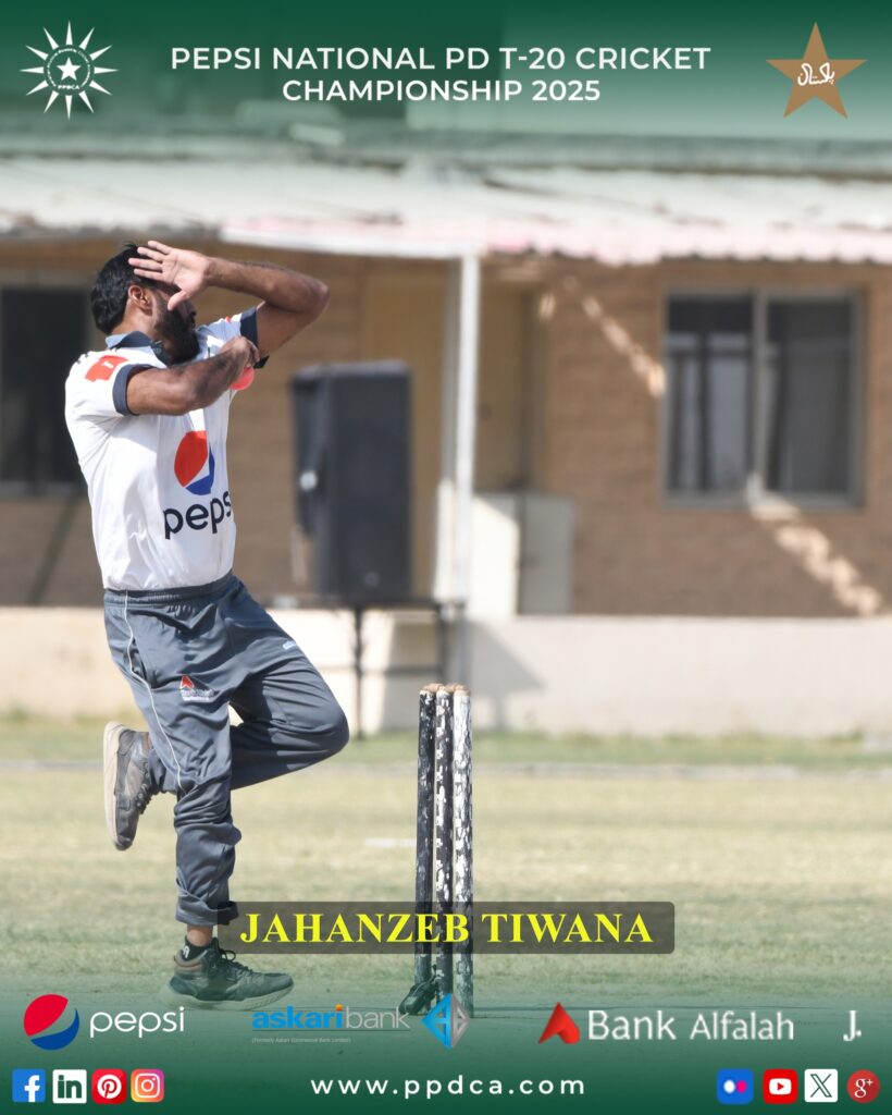 Jahanzeb Tiwana - Pepsi National PD T-20 Cricket Championship 2025 - Physical Disable Cricket Associate